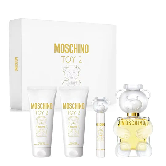 Moschino Toy 2 Gift Set 4pcs 3p 3.4oz W EDP