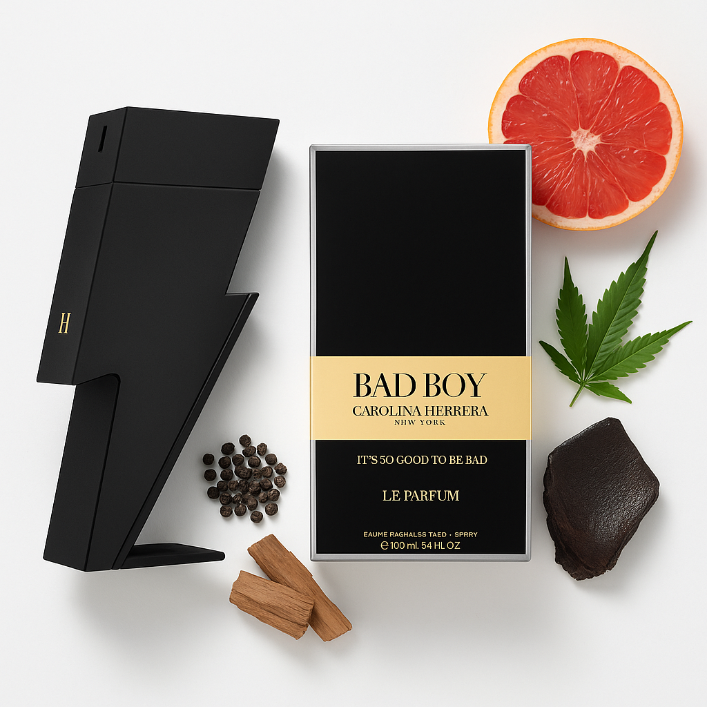 Carolina Herrera Bad Boy 3.4 oz Le Parfum for Men