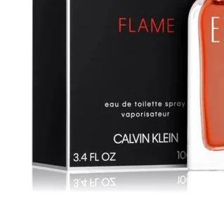 Eternity Flame by Calvin Klein 3.4Oz M Edt Spray