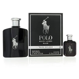 Polo Black Set 2-Piece Set Men 4.2oz Men EDT Spray