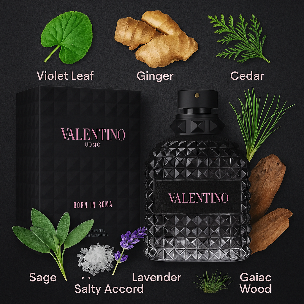 Valentino Uomo Born in Roma 3.4 oz EDT For Men