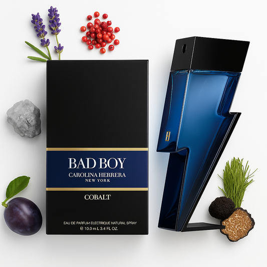 Carolina Herrera Bad Boy Cobalt 3.4 oz EDP For Men