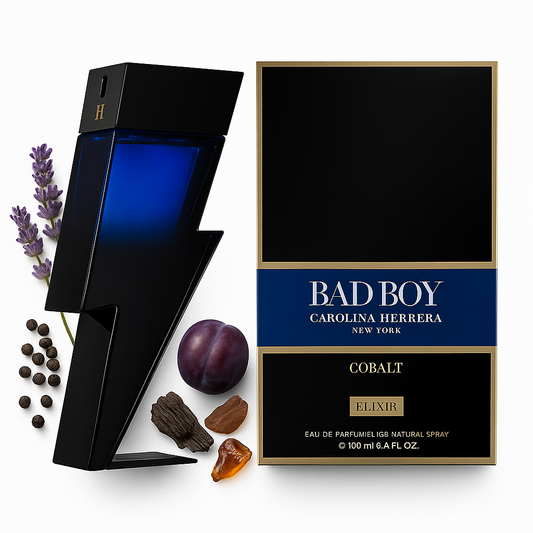 Carolina Herrera Bad Boy Cobalt 3.4 oz Elixir for Men