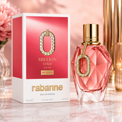 Rabanne Million Gold Pure Diamonds Women EDP 3 oz