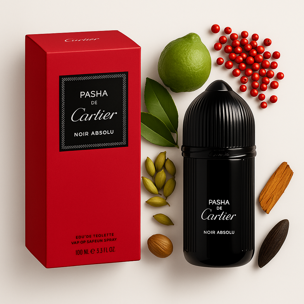 Cartier Pasha Noir Absolu Parfum 3.4 oz for Men