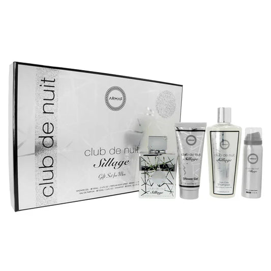 Club de Nuit Sillage 4 Piece Set for Unisex 3.6oz EDP Spray