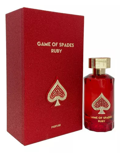 Game Of Spades Ruby By Jo Milano  3.4 oz Parfum For Uni-Sex