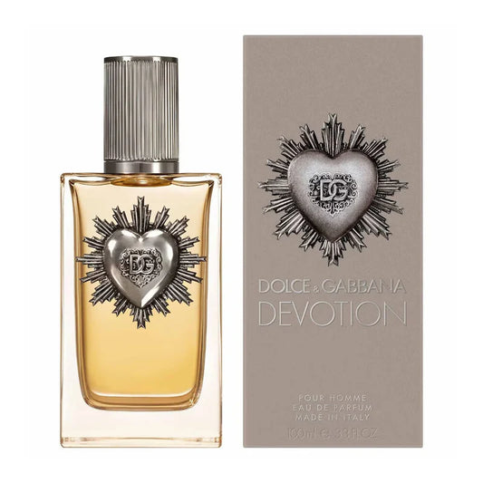 Devotion for Men by Dolce & Gabbana blends lemon, coffee, and patchouli in a refined EDP perfect for the confident modern gentleman.