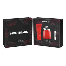 Mont blanc Legend Red 3 Piece Set for Men 3.3oz EDP Spray