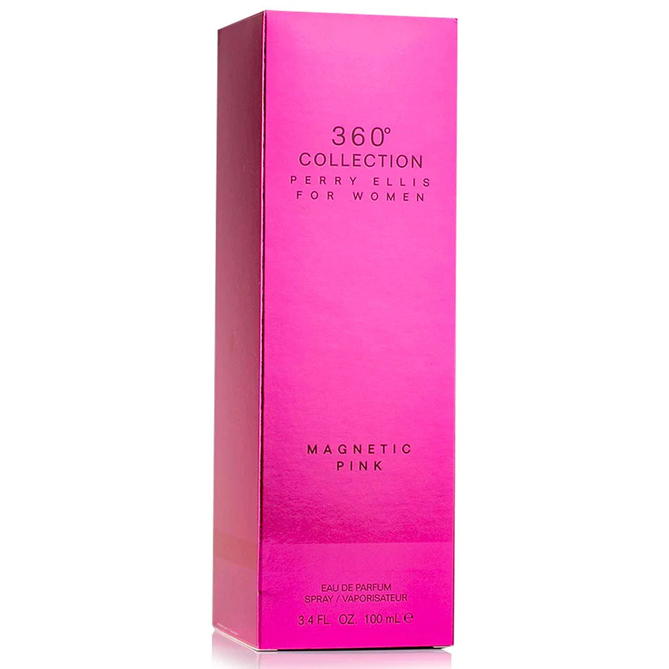 Perry Ellis 360 Collection Magnetic Pink 3.4 oz EDP For Women