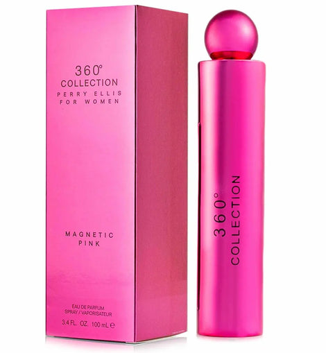 Perry Ellis 360 Collection Magnetic Pink 3.4 oz EDP For Women