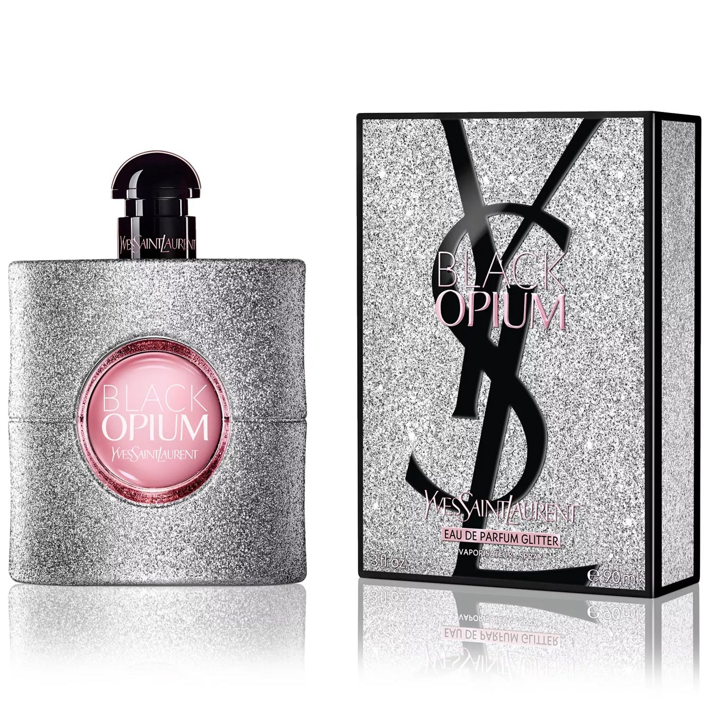 YSL Black Opium Glitter 3.0 oz EDP for Women