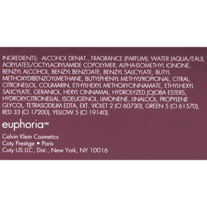 Calvin Klein euphoria Eau de Parfum 3.4 oz  For Women